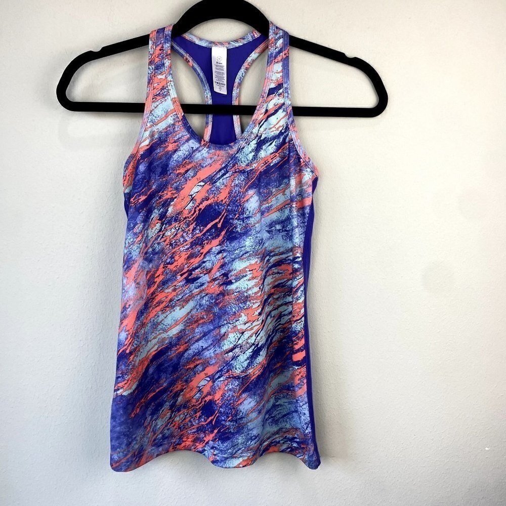 Ivivva Abstract Racerback Tank Purple 14